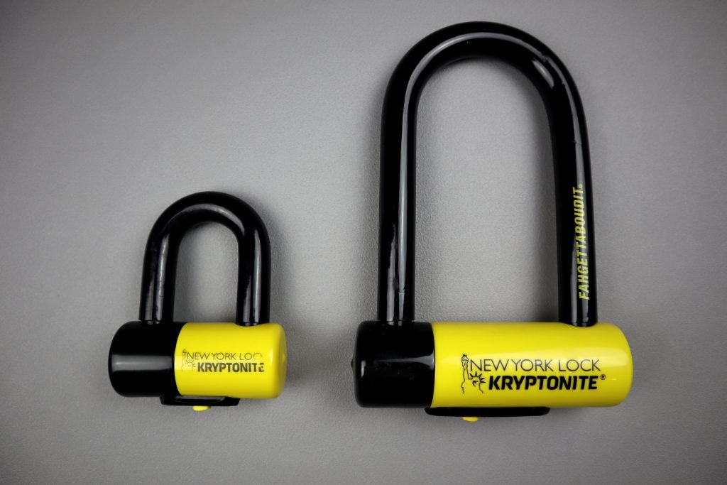 The Strongest bike locks - Kryptonite New York 1515 Disc Lock & Fahgettaboudit Mini
