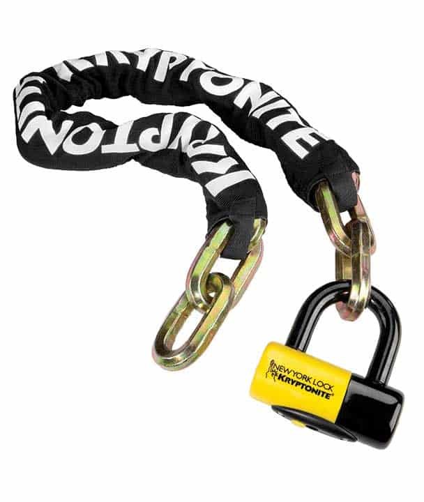 Kryptonite NY Fahgettaboudit Chain 1410 & NY Disc Lock Bike Chain Lock