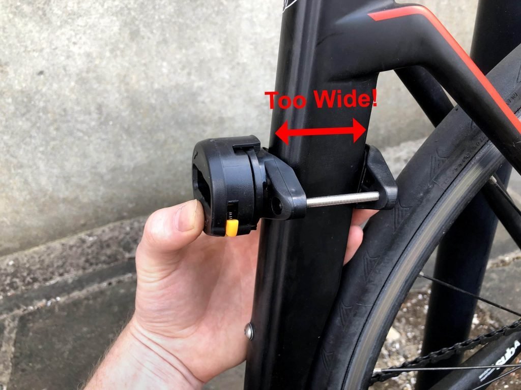 OnGuard Mount Doesn't Fit Bike Frame