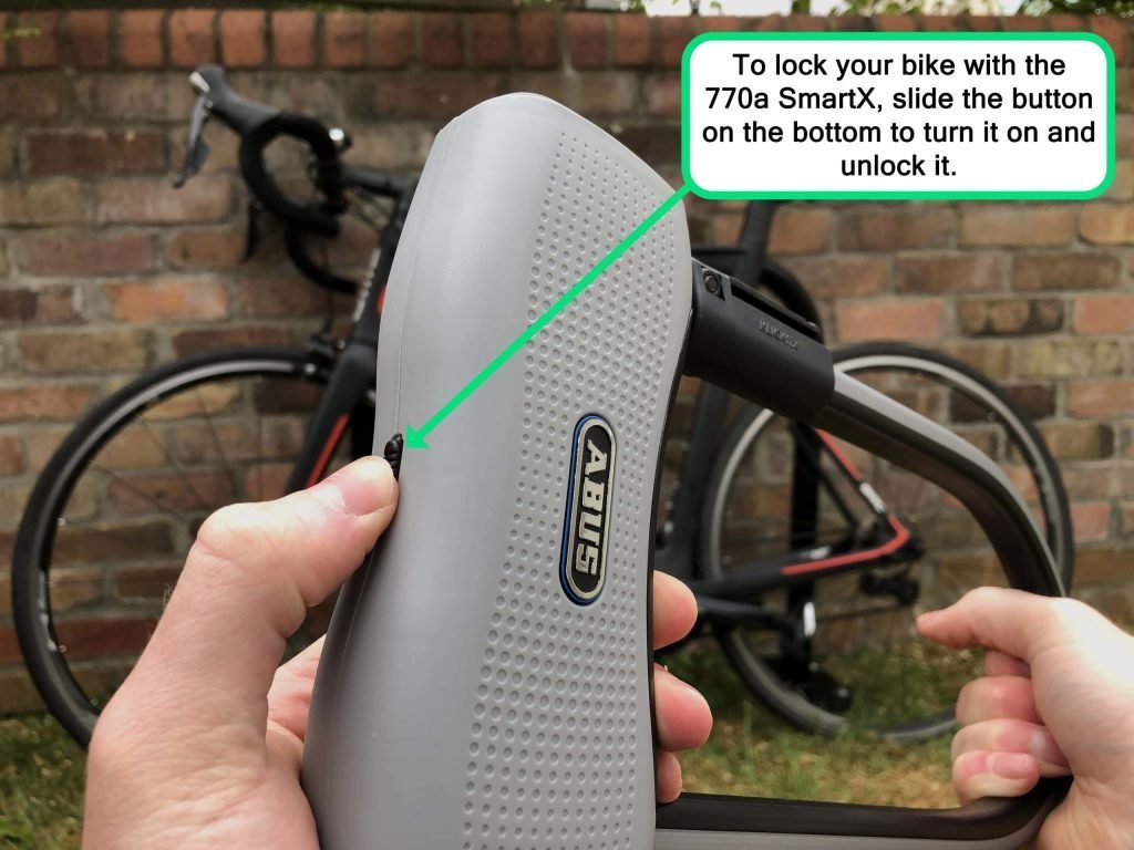 How to lock your bike witht eh ABUS 770a SmartX