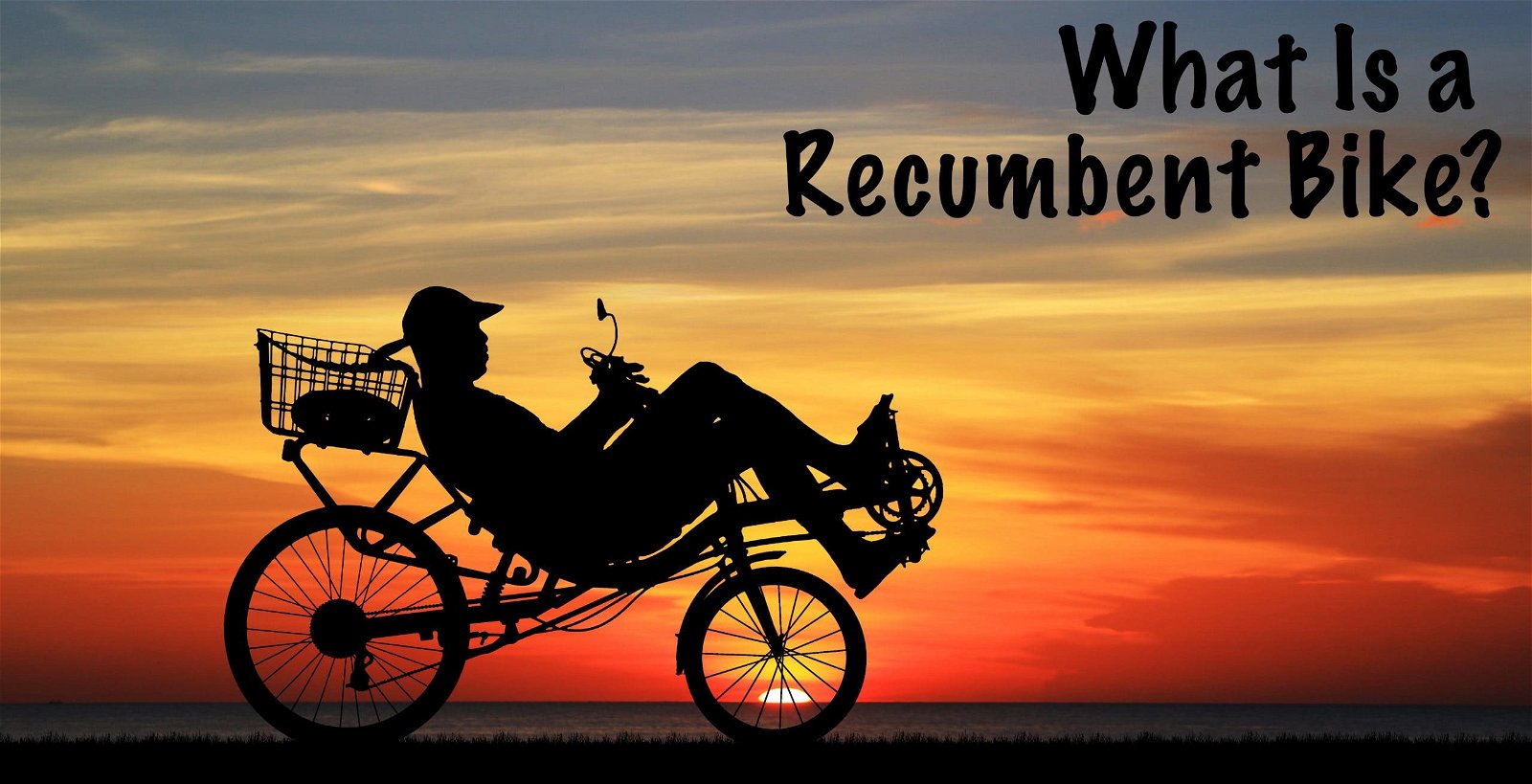 man riding recumbent bike - what is a recumbent bike?