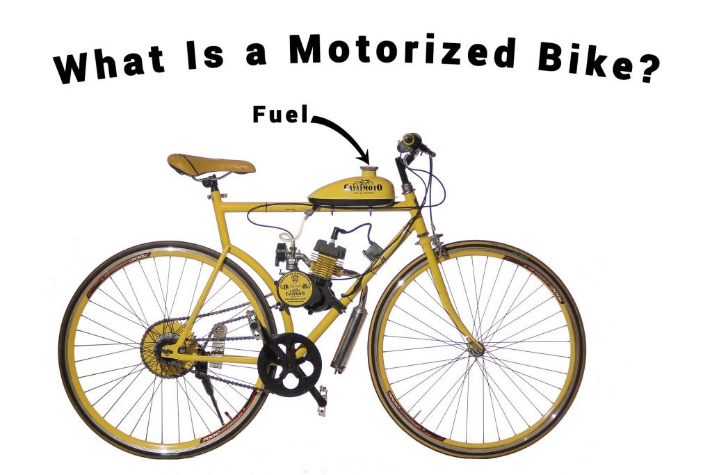 An image showing a motorized bike?