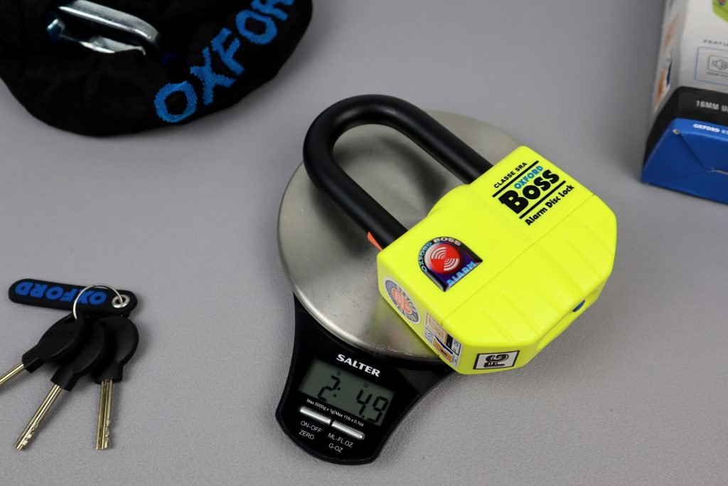 Oxford Boss Alarm Disc Lock weight