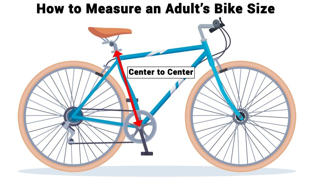 Standard adult bike size sale