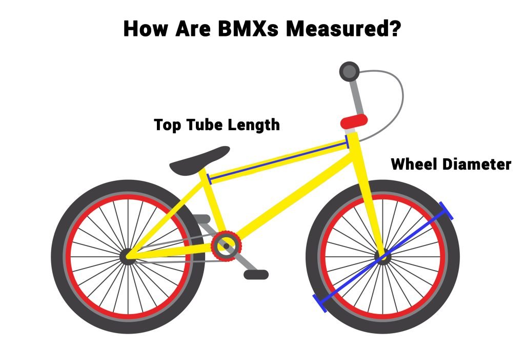 Top tube bmx size 2024 chart