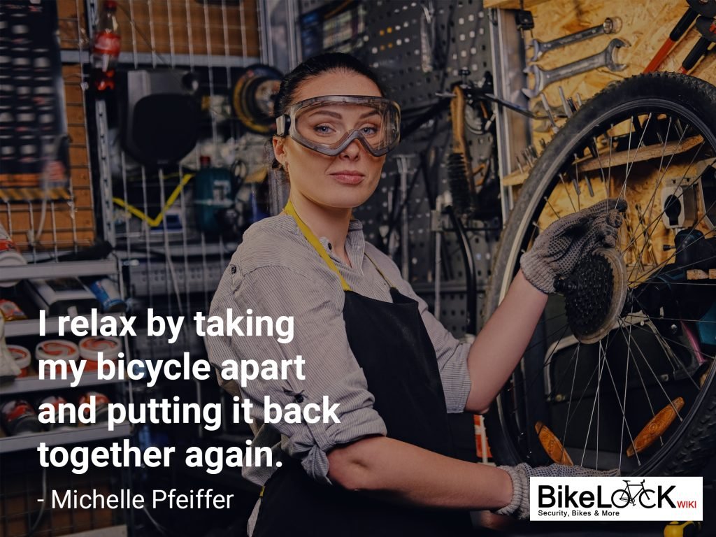 Bicycle Quotes - Michelle Pfeiffer