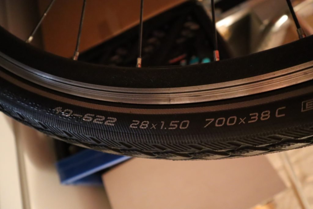 How to read a bike wheel measurement