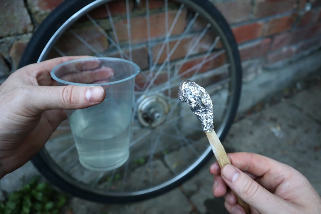 How to clean rusty off a bike wheel