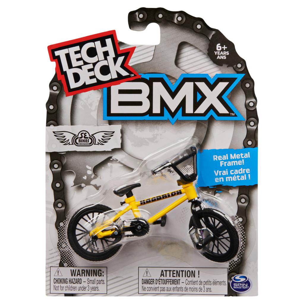 Tech Deck BMX finger bike yellow best biking gifts for children