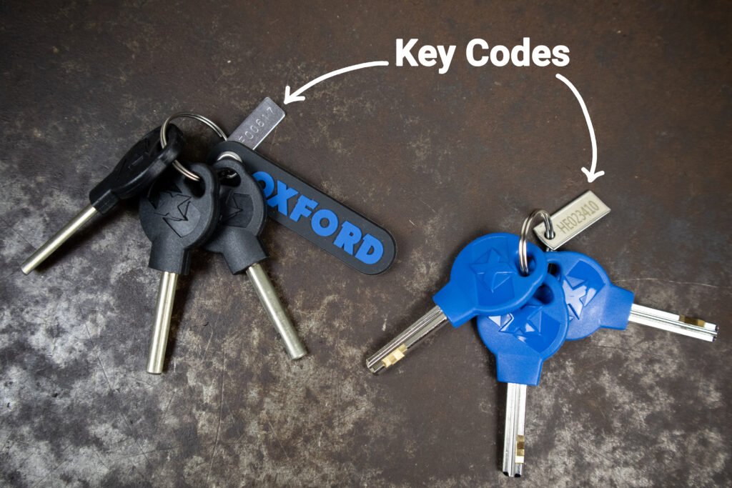 Oxford Bike Lock Key Replacement Code