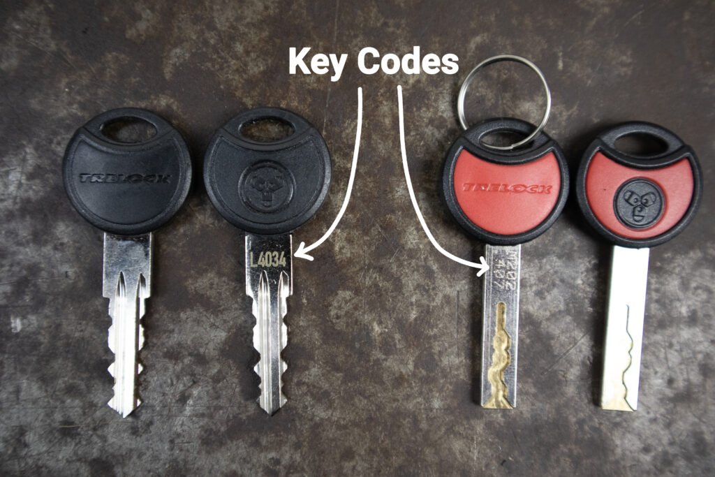 Trelock Key Replacement Codes