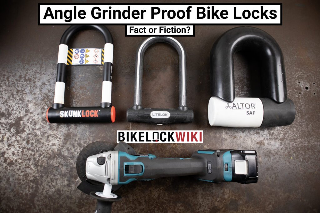 Angle grinder store resistant bike lock